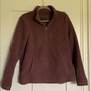 Abercrombie & Fitch Sherpa pullover